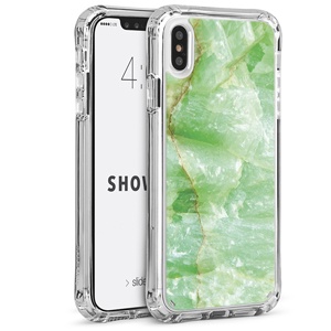 [842932152699] CARATULA SHOWCASE IPHONE XS MAX MARBLE JADE GREEN 40-0008046