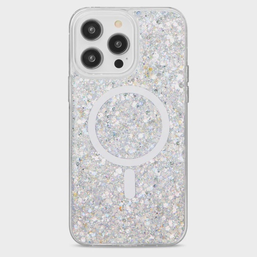 [842932196341] CARATULA SHOWCASE SLIM GLAM MAGSAFE IPHONE 15 PRO PLATA 40-0078003R