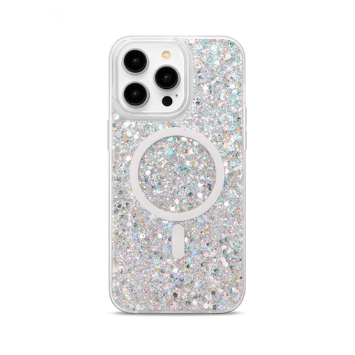 [810156910807] CARATULA SHOWCASE SLIM GLAM MAGSAFE IPHONE 16 PRO MAX PLATA 40-0130005R