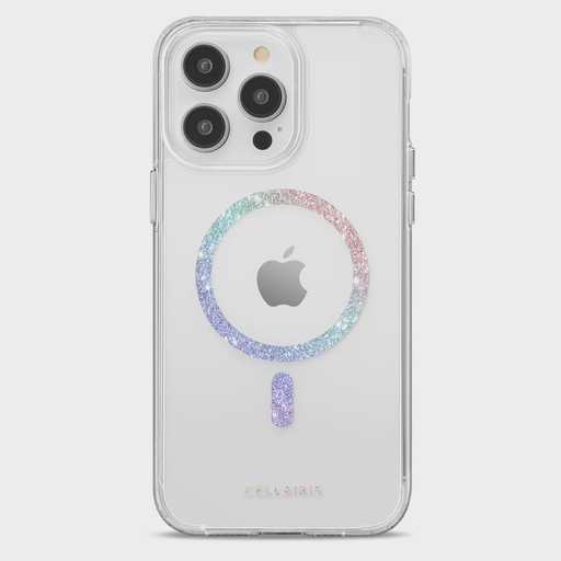 [842932196631] CARATULA SHOWCASE SLIM HALO MAGSAFE IPHONE 15 PRO RAINBOW GLITTER 40-0074007R