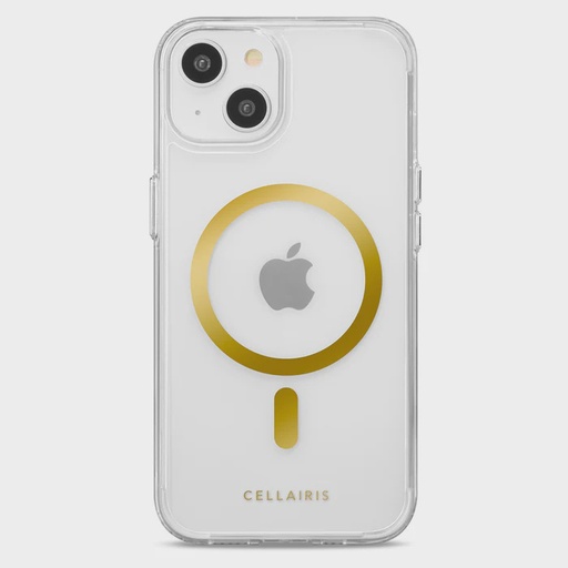 [842932195184] CARATULA SHOWCASE SLIM HALO MAGSAFE IPHONE 15/14/13 ORO 40-0073005R