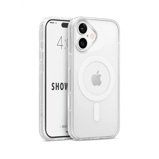[40-0100001R] CARATULA SHOWCASE SLIM HALO MAGSAFE IPHONE 16 BLANCA 40-0100001R