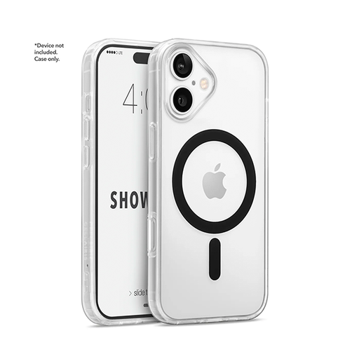 [40-0120002R] CARATULA SHOWCASE SLIM HALO MAGSAFE IPHONE 16 PLUS NEGRA 40-0120002R
