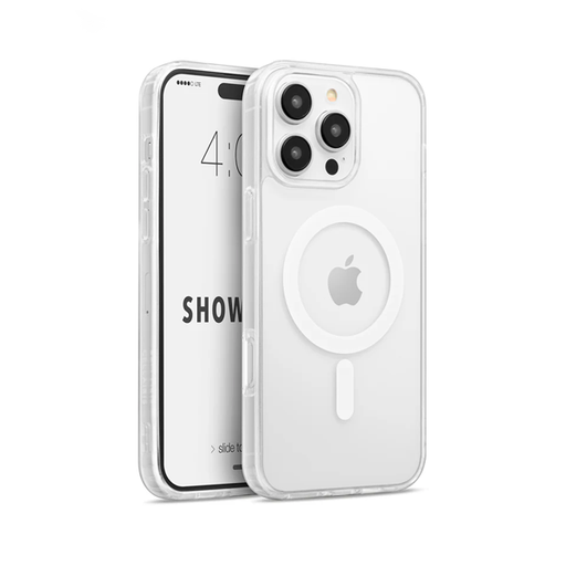 [40-0130001R] CARATULA SHOWCASE SLIM HALO MAGSAFE IPHONE 16 PRO MAX BLANCA 40-0130001R