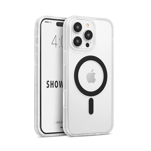 [40-0110002R] CARATULA SHOWCASE SLIM HALO MAGSAFE IPHONE 16 PRO NEGRA 40-0110002R