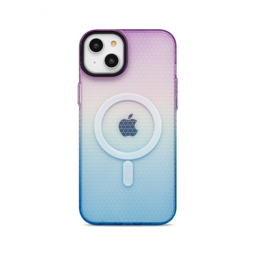[842932195405] CARATULA SHOWCASE SLIM OMBRE MAGSAFE IPHONE 15/14/13 MORADA/AZUL 89-0190002R