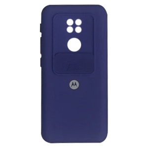 [840000011295] CARATULA SILICON C/PROTECTOR CAMARA MOTOROLA MOTO G9 PLAY NAVY