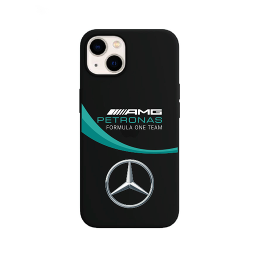 [840000013626] CARATULA SILICON MERCEDES BENZ IPHONE 15/14/13 NEGRA