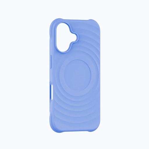 [840000013964] CARATULA SILICON RIPPLE MAGSAFE IPHONE 16 AZUL CIELO