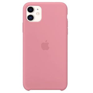 [840000010052] CARATULA SILICON TIPO ORIGINAL C/ LOGO IPHONE 11 ROSA