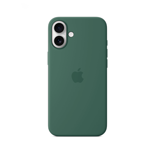 [840000013786] CARATULA SILICON TIPO ORIGINAL C/ LOGO IPHONE 16 PLUS VERDE