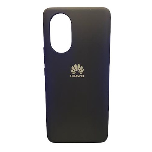 [840000011697] CARATULA SILICON TIPO ORIGINAL C/LOGO HUAWEI NOVA 8 NEGRA