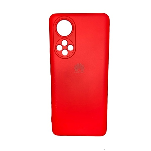 [840000011956] CARATULA SILICON TIPO ORIGINAL C/LOGO HUAWEI NOVA 9/HONOR 50 ROJA