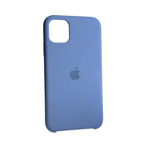 [840000012535] CARATULA SILICON TIPO ORIGINAL C/LOGO IPHONE 11 AZUL REY