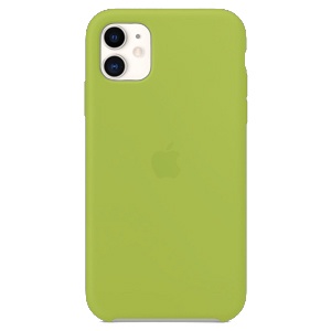[840000010823] CARATULA SILICON TIPO ORIGINAL C/LOGO IPHONE 11 VERDE