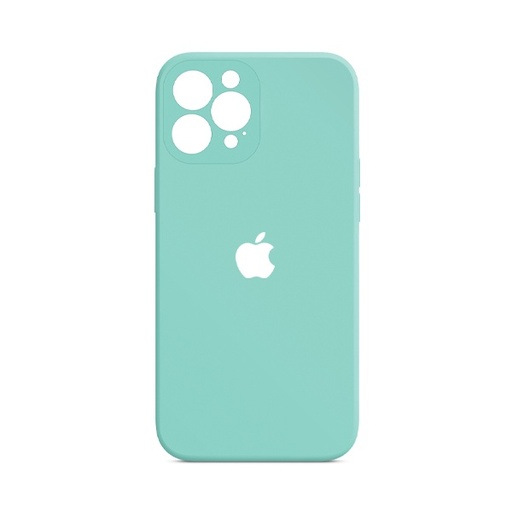 [840000012577] CARATULA SILICON TIPO ORIGINAL C/LOGO IPHONE 12 PRO MENTA