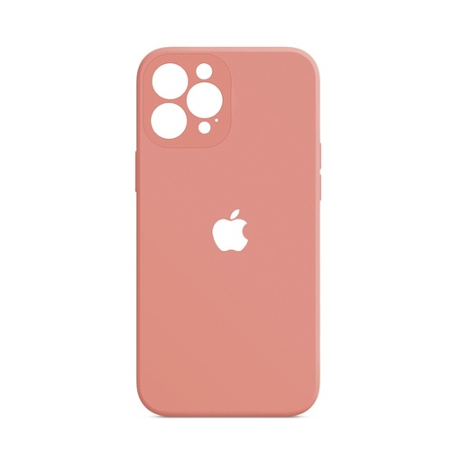 [840000012576] CARATULA SILICON TIPO ORIGINAL C/LOGO IPHONE 12 PRO ROSA
