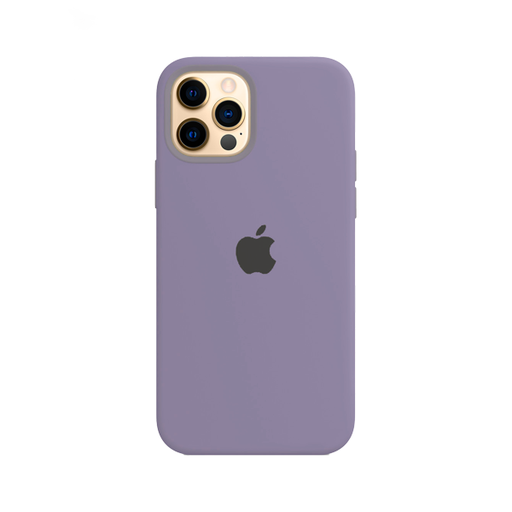 [840000013718] CARATULA SILICON TIPO ORIGINAL C/LOGO IPHONE 12/12 PRO MALVA