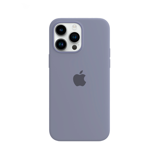 [840000013719] CARATULA SILICON TIPO ORIGINAL C/LOGO IPHONE 14/13/12 PRO MAX MALVA