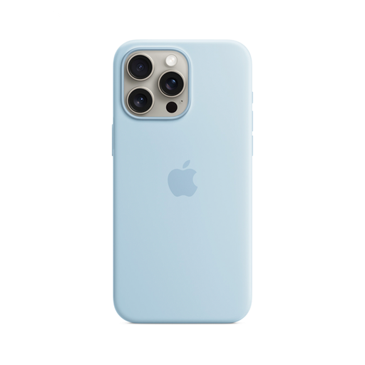 [840000013535] CARATULA SILICON TIPO ORIGINAL C/LOGO IPHONE 15 PRO MAX LILA
