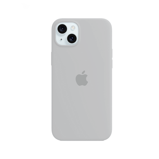 [840000013668] CARATULA SILICON TIPO ORIGINAL C/LOGO IPHONE 15/14 PLUS ARCILLA