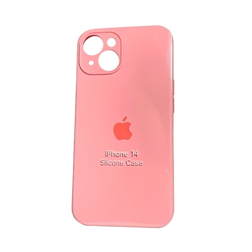 [840000012511] CARATULA SILICON TIPO ORIGINAL C/LOGO IPHONE 15/14 PLUS ROSA