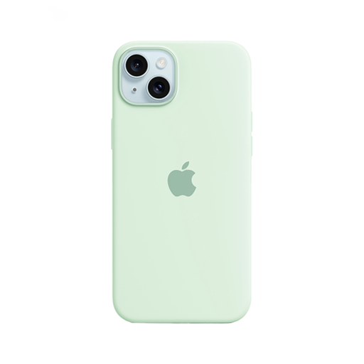 [840000013642] CARATULA SILICON TIPO ORIGINAL C/LOGO IPHONE 15/14/13 AQUA