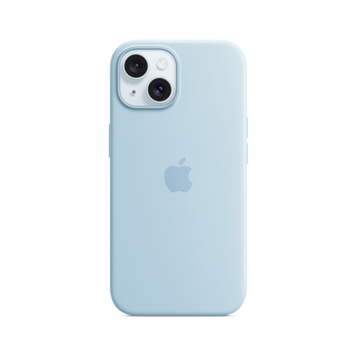 [840000013534] CARATULA SILICON TIPO ORIGINAL C/LOGO IPHONE 15/14/13 LILA