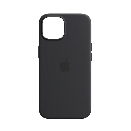 [840000013194] CARATULA SILICON TIPO ORIGINAL C/LOGO IPHONE 15/14/13 NEGRA