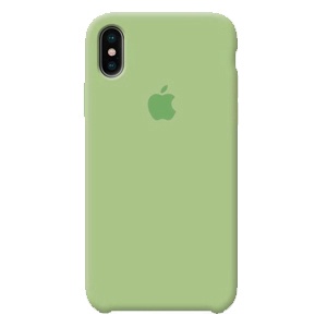 [840000010827] CARATULA SILICON TIPO ORIGINAL C/LOGO IPHONE X/XS AMARILLA