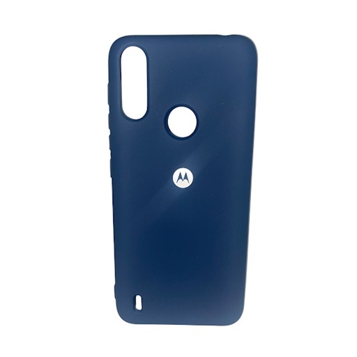 [840000011923] CARATULA SILICON TIPO ORIGINAL C/LOGO MOTO E7 POWER/E7i POWER NAVY