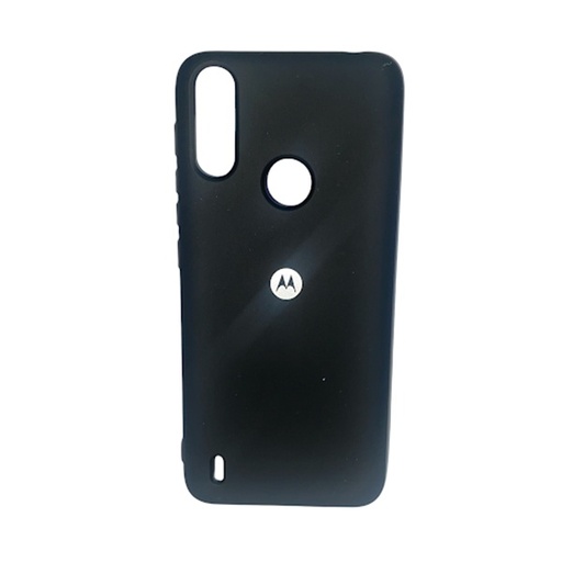 [840000011920] CARATULA SILICON TIPO ORIGINAL C/LOGO MOTO E7 POWER/E7i POWER NEGRA