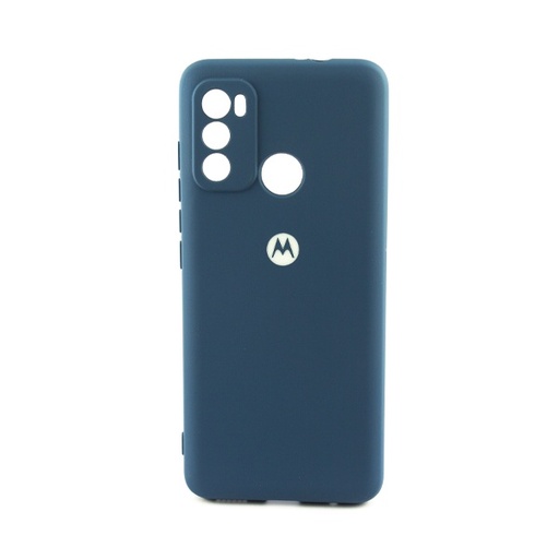 [840000013009] CARATULA SILICON TIPO ORIGINAL C/LOGO MOTOROLA MOTO G60 NAVY