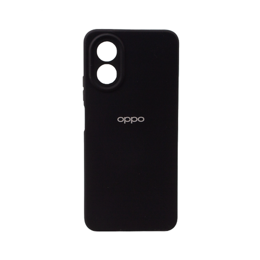 [840000013561] CARATULA SILICON TIPO ORIGINAL C/LOGO OPPO A38 NEGRA