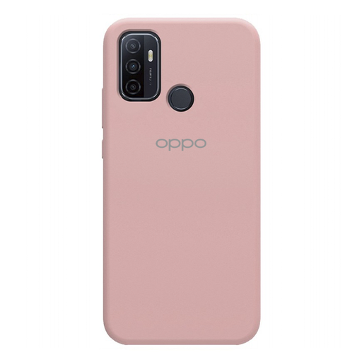 [840000011494] CARATULA SILICON TIPO ORIGINAL C/LOGO OPPO A53 ROSA