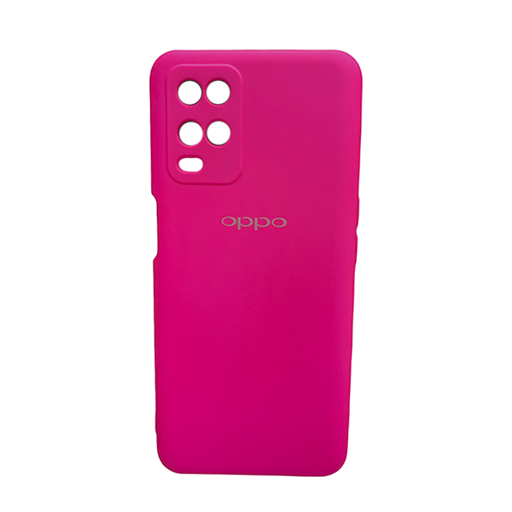 [840000011473] CARATULA SILICON TIPO ORIGINAL C/LOGO OPPO A54 ROSA