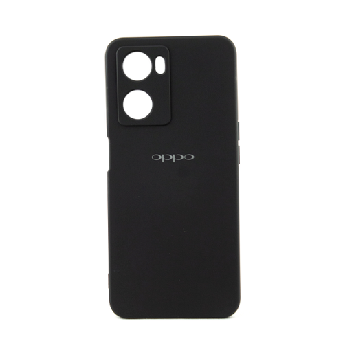 [840000012702] CARATULA SILICON TIPO ORIGINAL C/LOGO OPPO A57 4G/A77 4G NEGRA