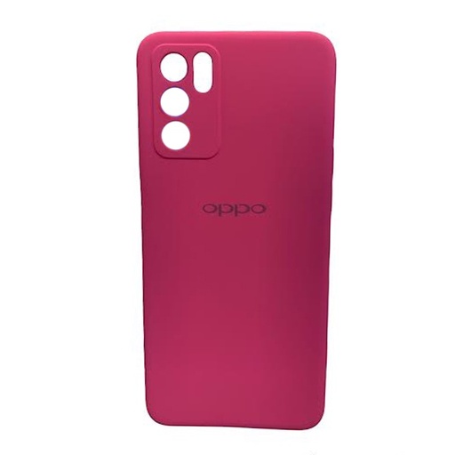 [840000011691] CARATULA SILICON TIPO ORIGINAL C/LOGO OPPO RENO 6 ROSA