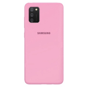 [840000010959] CARATULA SILICON TIPO ORIGINAL C/LOGO SAMSUNG A02s ROSA