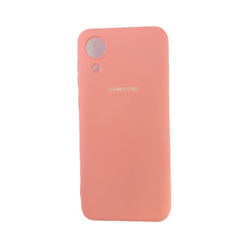[840000012175] CARATULA SILICON TIPO ORIGINAL C/LOGO SAMSUNG A03 CORE ROSA