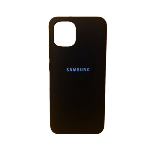 [840000012187] CARATULA SILICON TIPO ORIGINAL C/LOGO SAMSUNG A03/A04E NEGRA