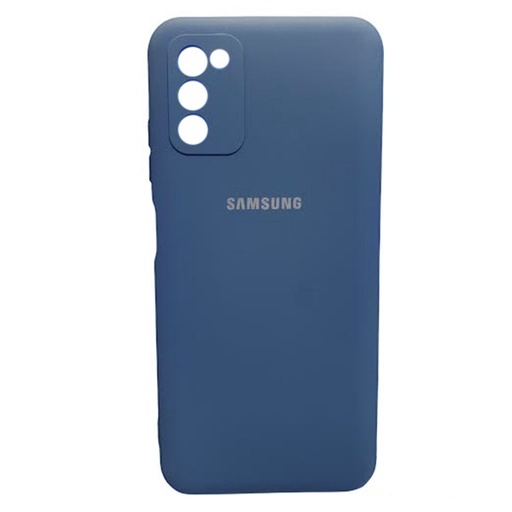 [840000011686] CARATULA SILICON TIPO ORIGINAL C/LOGO SAMSUNG A03s AZUL