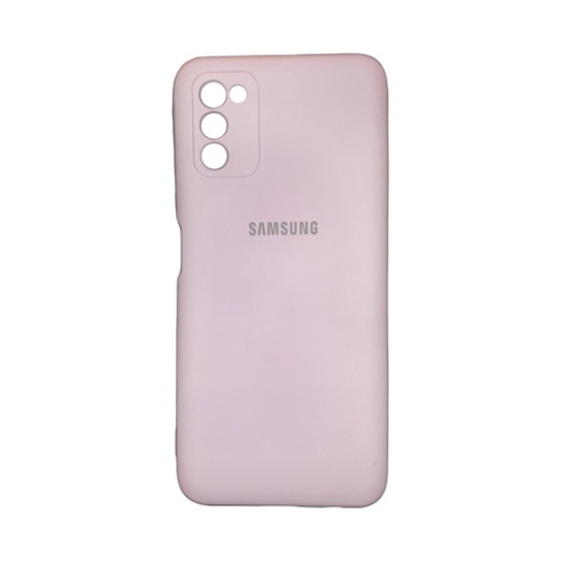 [840000011958] CARATULA SILICON TIPO ORIGINAL C/LOGO SAMSUNG A03s LILA