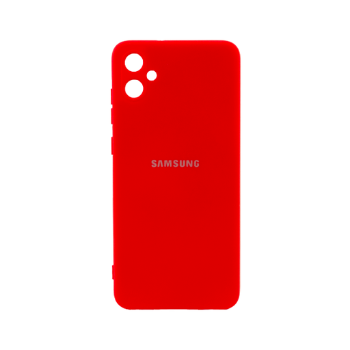 [840000013462] CARATULA SILICON TIPO ORIGINAL C/LOGO SAMSUNG A05 ROJA