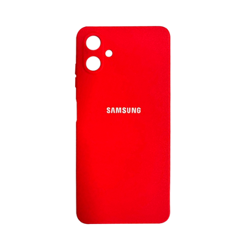 [840000013957] CARATULA SILICON TIPO ORIGINAL C/LOGO SAMSUNG A06 ROJA