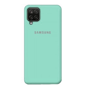[840000011101] CARATULA SILICON TIPO ORIGINAL C/LOGO SAMSUNG A12 4G MENTA