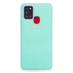 [840000011100] CARATULA SILICON TIPO ORIGINAL C/LOGO SAMSUNG A21s MENTA