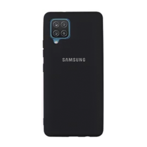 [840000011417] CARATULA SILICON TIPO ORIGINAL C/LOGO SAMSUNG A22 4G NEGRA