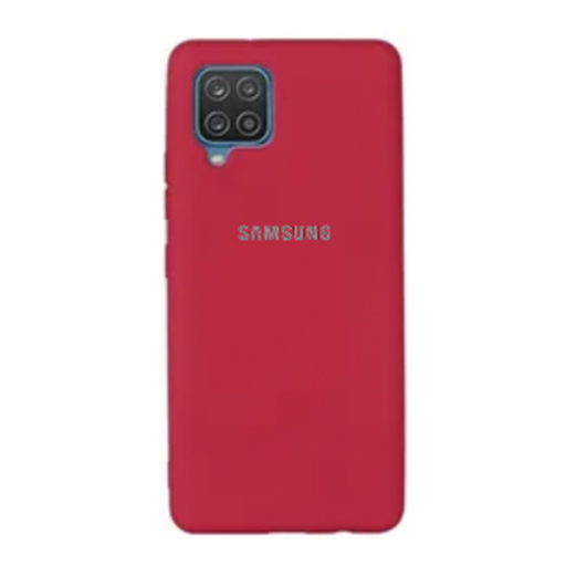 [840000011418] CARATULA SILICON TIPO ORIGINAL C/LOGO SAMSUNG A22 4G ROJA