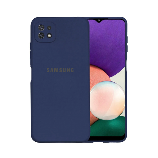 [840000012733] CARATULA SILICON TIPO ORIGINAL C/LOGO SAMSUNG A22 5G NAVY